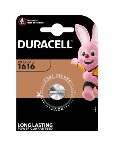 DURACELL DL1616/CR1616 BATTERIA A BOTTONE AL LITIO 3 V DL1616 1 PZ